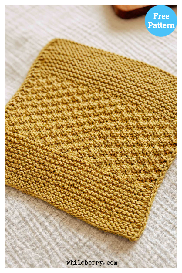 Clove Dishcloth Free Knitting Pattern