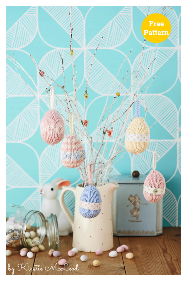 Easter Egg Free Knitting Pattern 