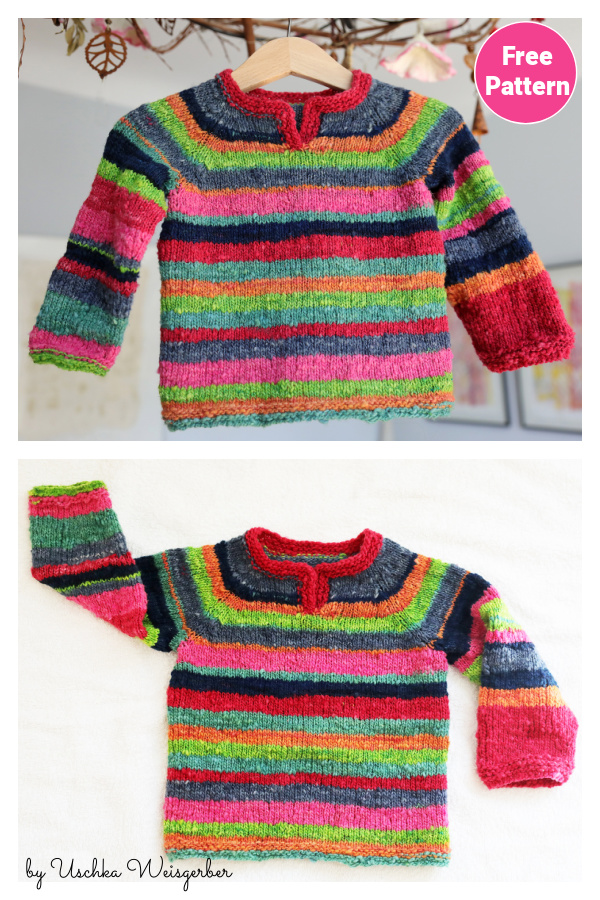Childrens Jumper Free Knitting Pattern