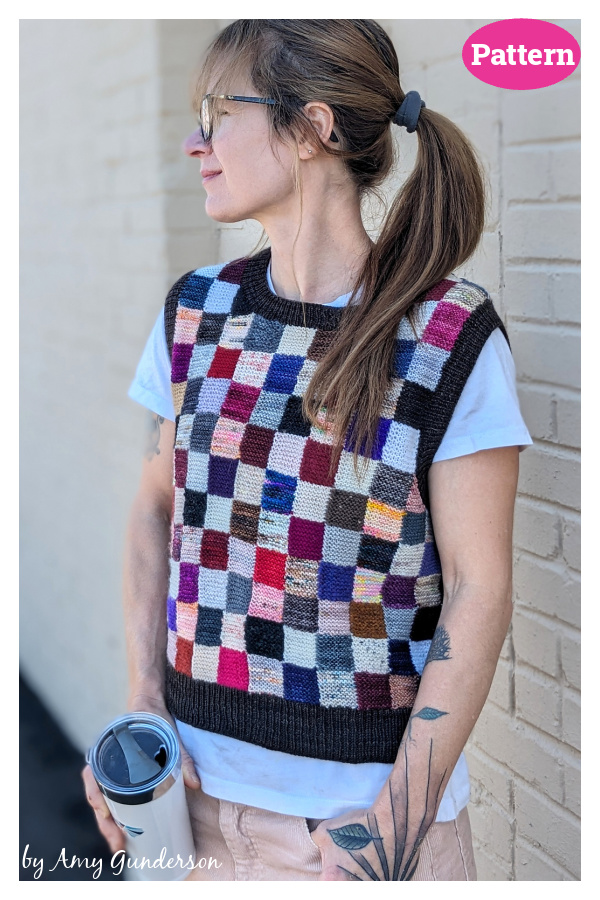 Hello Again Vest Knitting Pattern