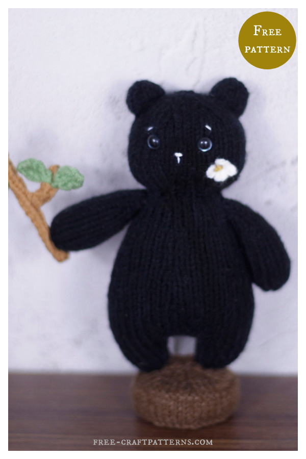 Little Bear Free Knitting Pattern