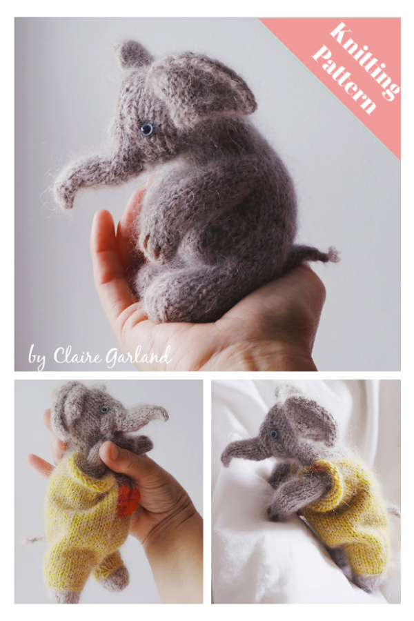 Little Elephant Knitting Pattern