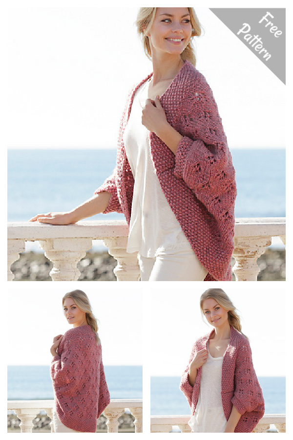 Summer Cocoon Free Knitting Pattern