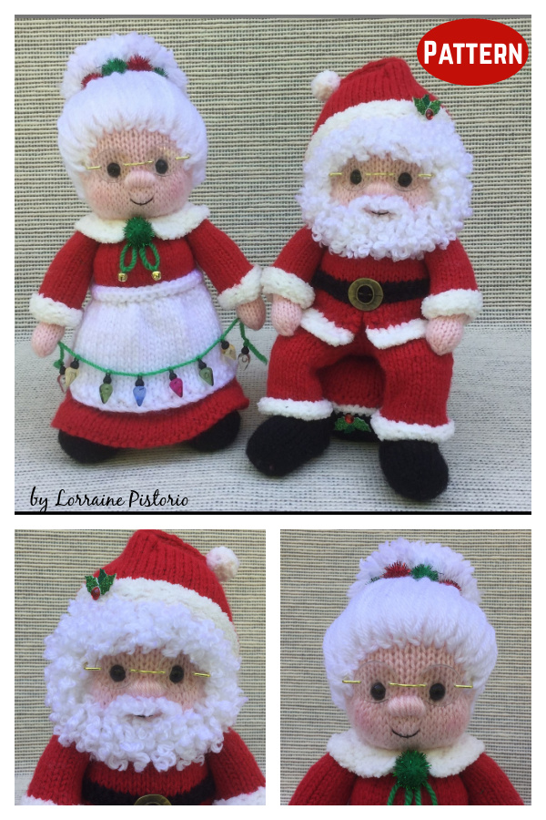 Santa & Mrs. Knitting Pattern