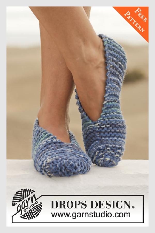 Marina Ballerina Slippers Free Knitting Pattern
