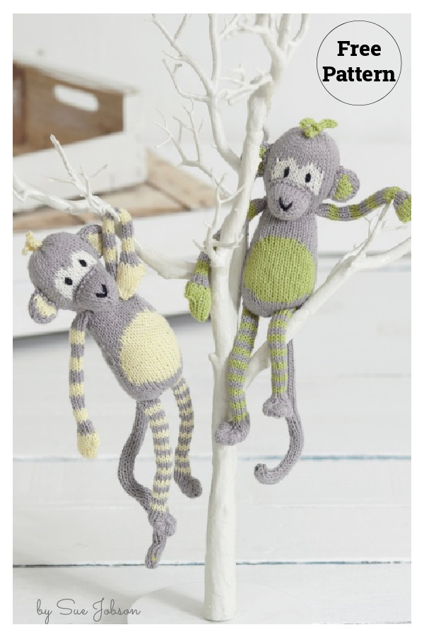 The Citrus Monkeys Amigurumi Free Knitting Pattern