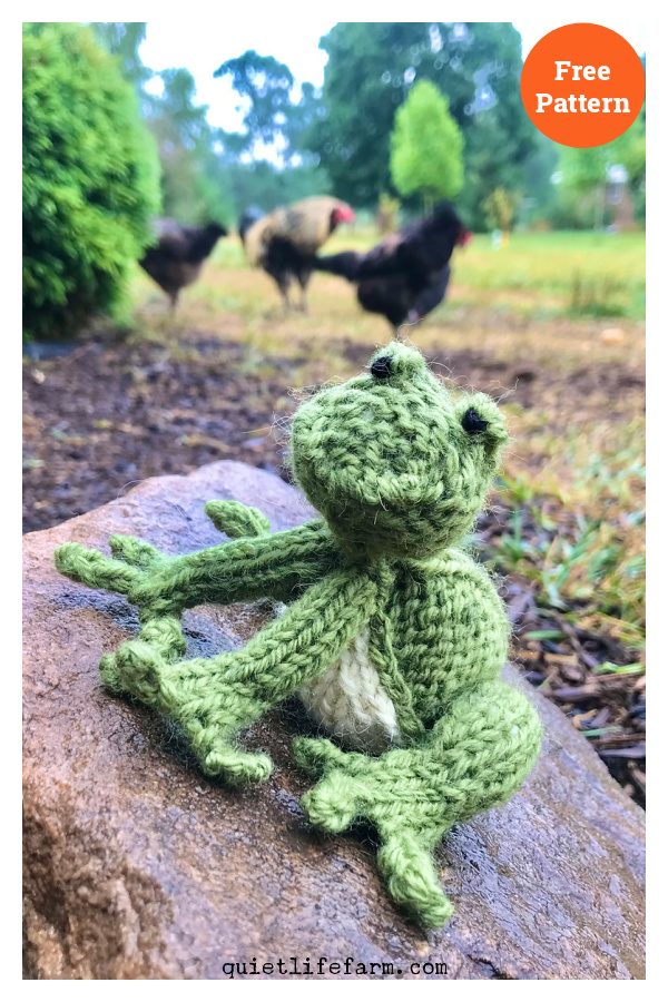 Frog Amigurumi Free Knitting Pattern