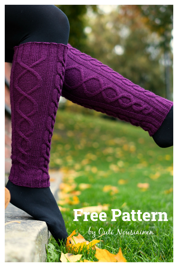 Kerykeion Cabled Legwamers Free Knitting Pattern