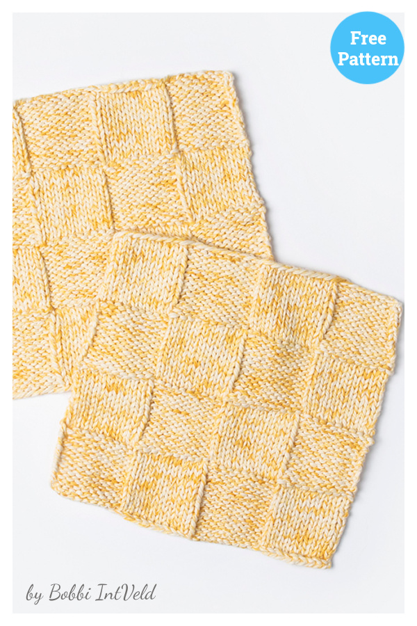Sundrop Dishcloth Free Knitting Pattern