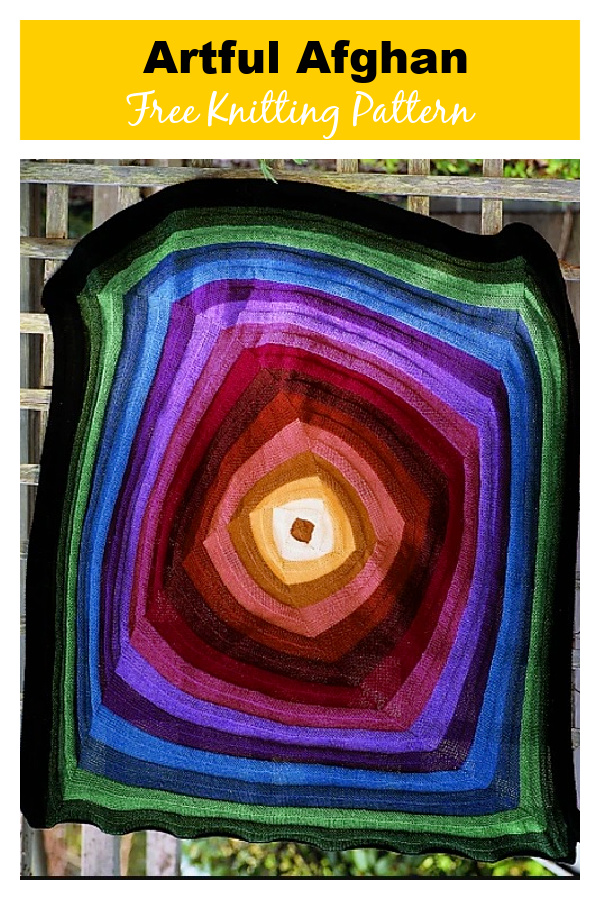 Artful Afghan Free Knitting Pattern 