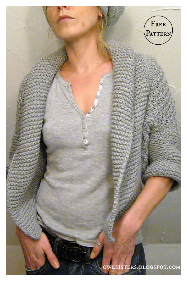 Muse Shrug Free Knitting Pattern 