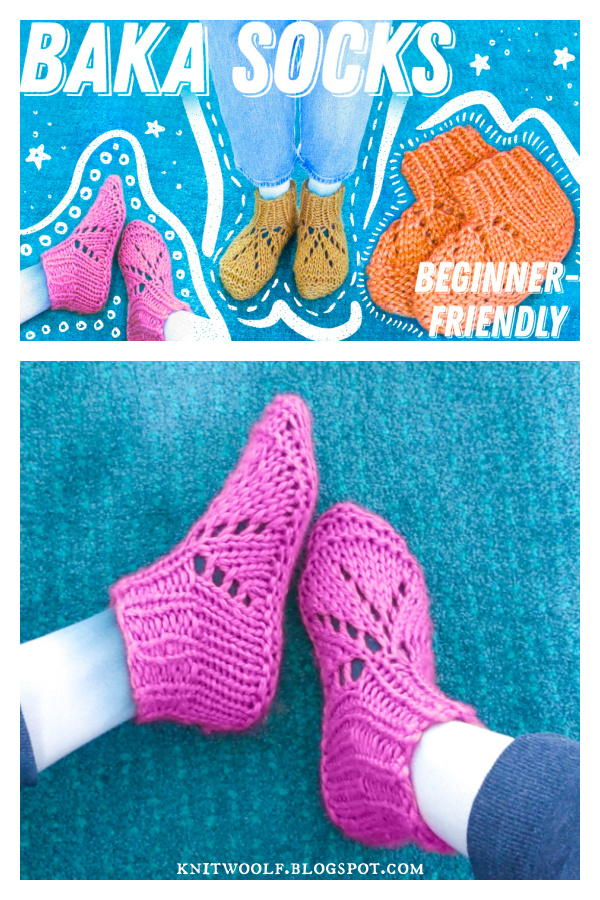 Baka Bulky Socks Free Knitting Pattern