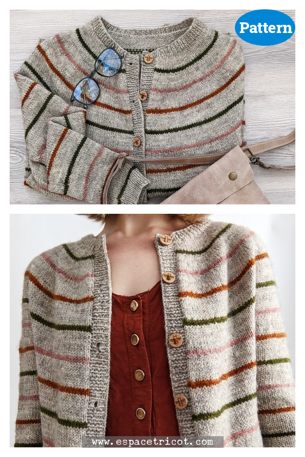 Livresque Cardigan Knitting Pattern