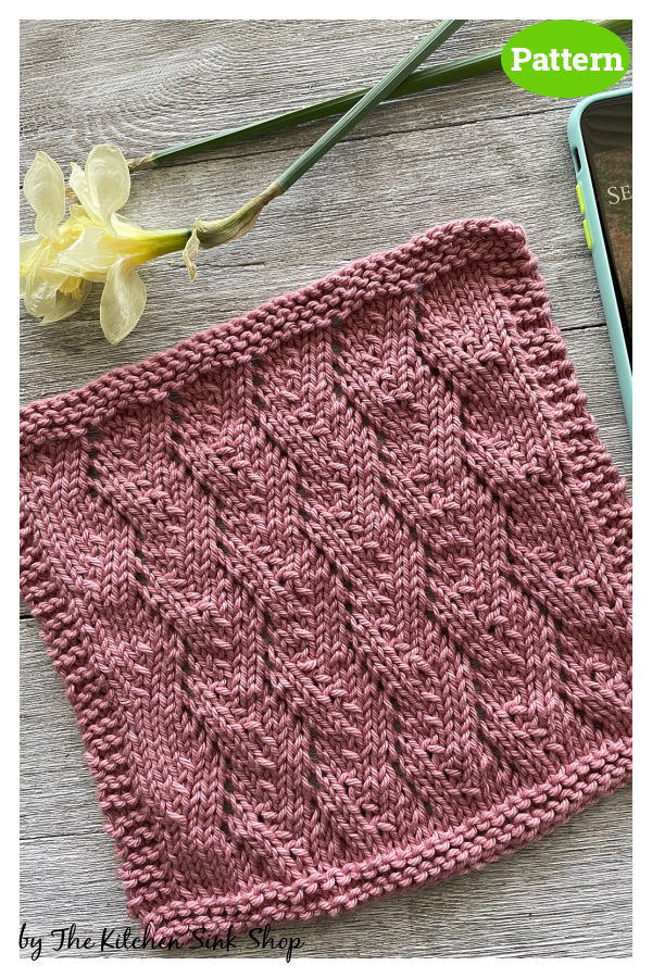 The Secret Garden Dishcloth Knitting Pattern