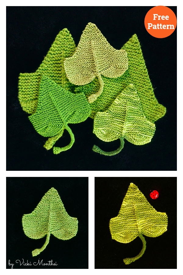 Ivy Leaf Free Knitting Pattern