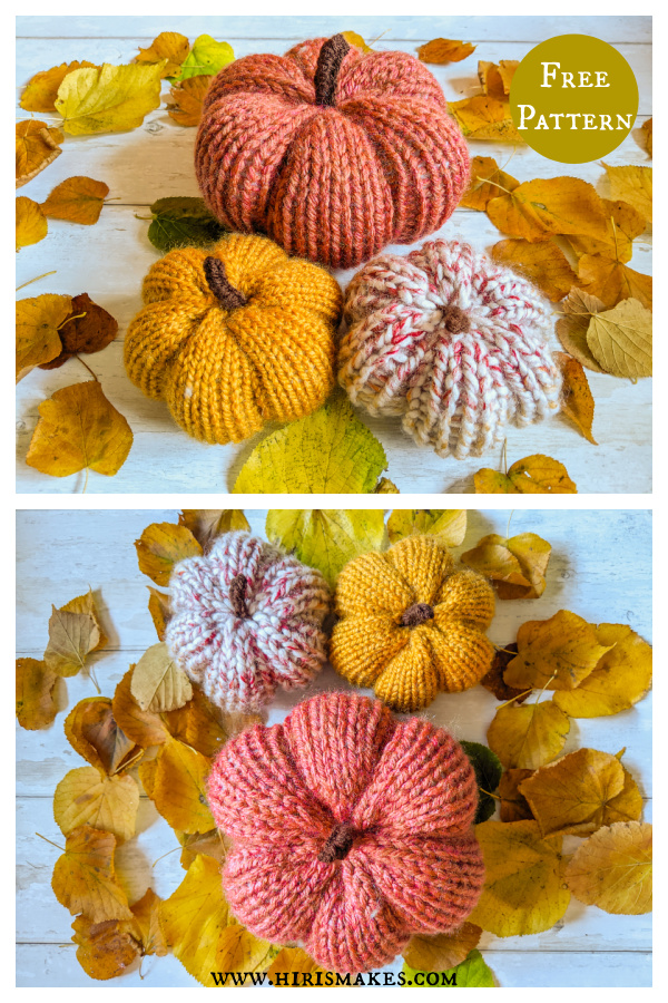 Perfect Pumpkins Free Knitting Pattern
