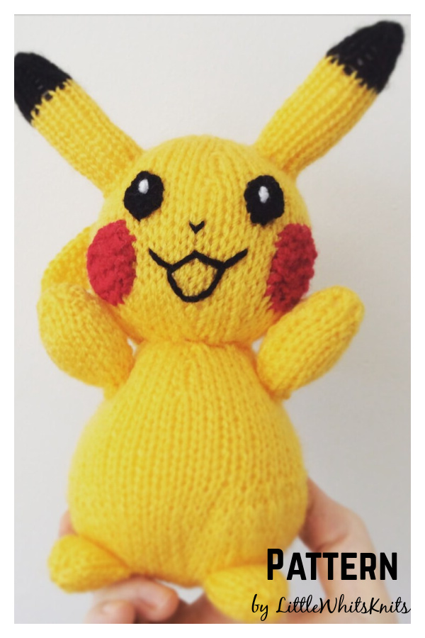 Pikachu Amigurumi Pokemon Doll Knitting Pattern