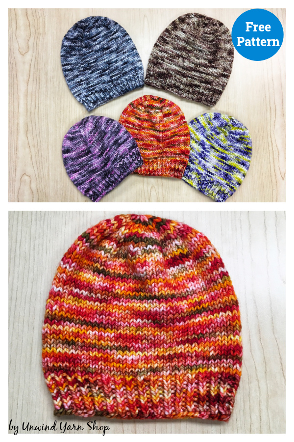 Stars Hollow Hat Free Knitting Pattern