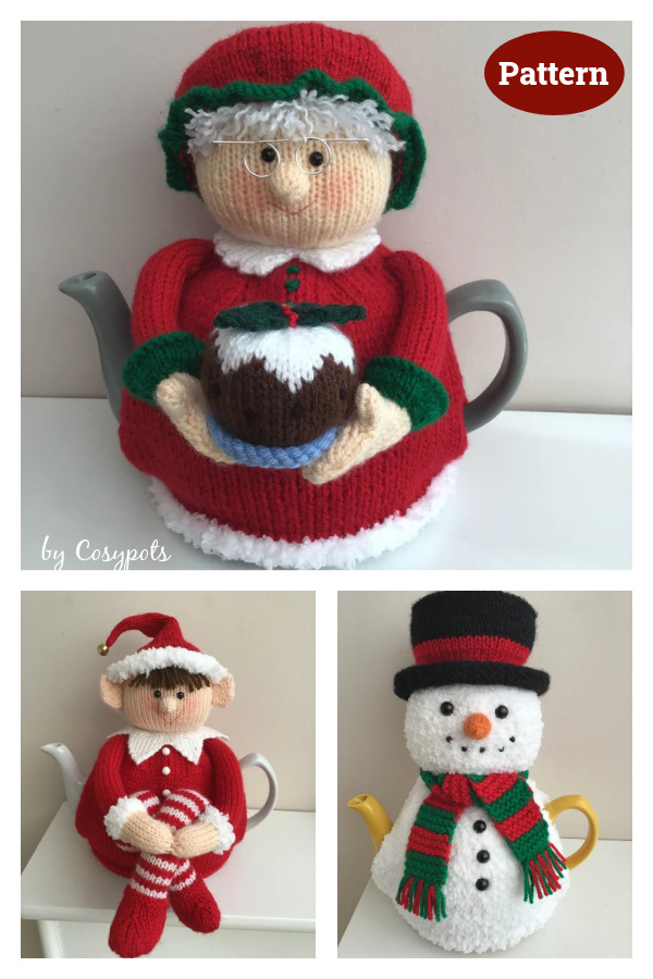 Christmas Tea Cozy Knitting Patterns
