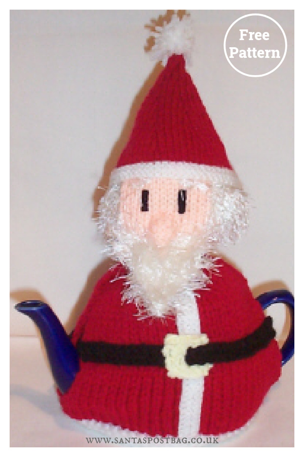 Santa Claus Tea Cosy Free Knitting Pattern