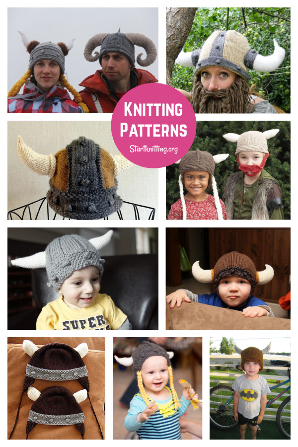 Viking Hat Knitting Patterns 