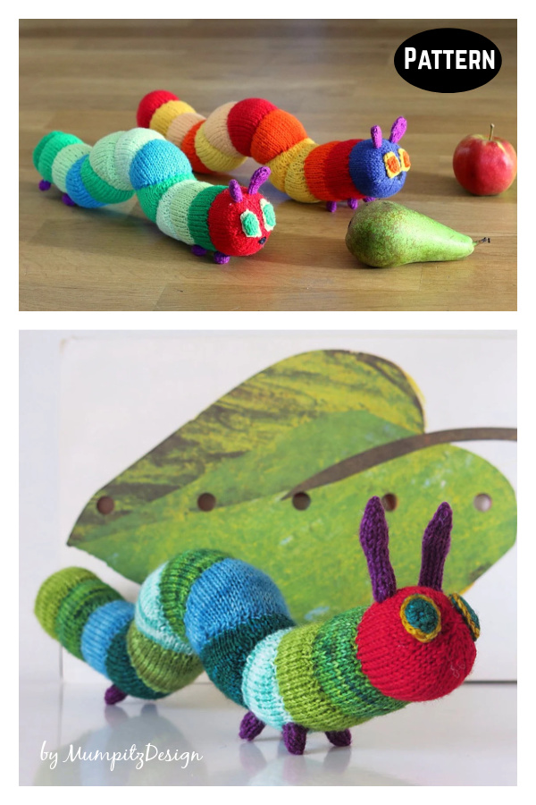 Caterpillar Toy Knitting Pattern
