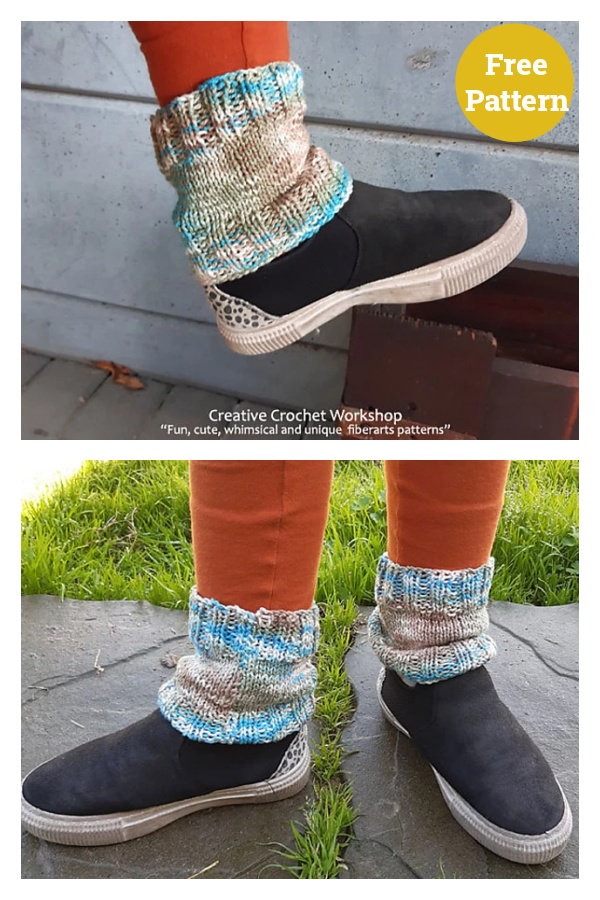 Trendy Ankle Warmers Free Knitting Pattern