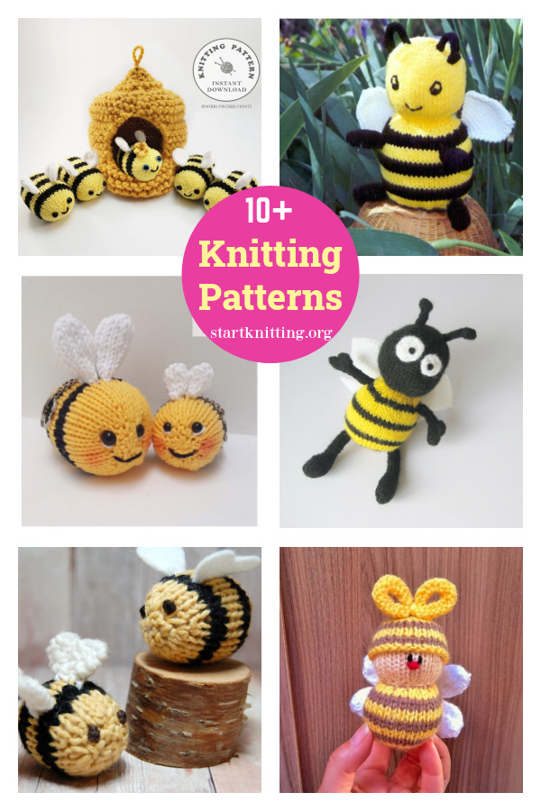 Bee Knitting Patterns 