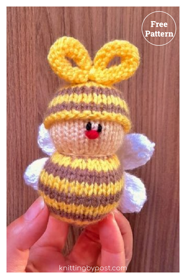 Little Buzzy Bee Free Knitting Pattern