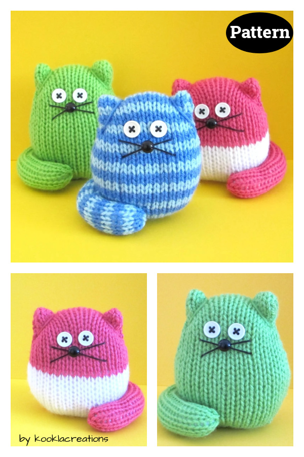 Quick and Easy Cats Knitting Pattern