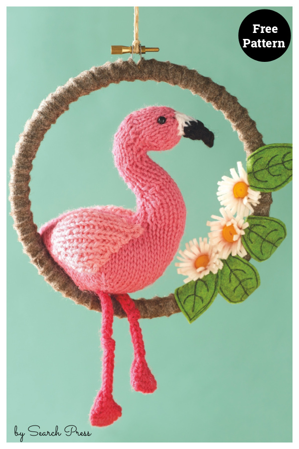 Flamingo Free Knitting Pattern
