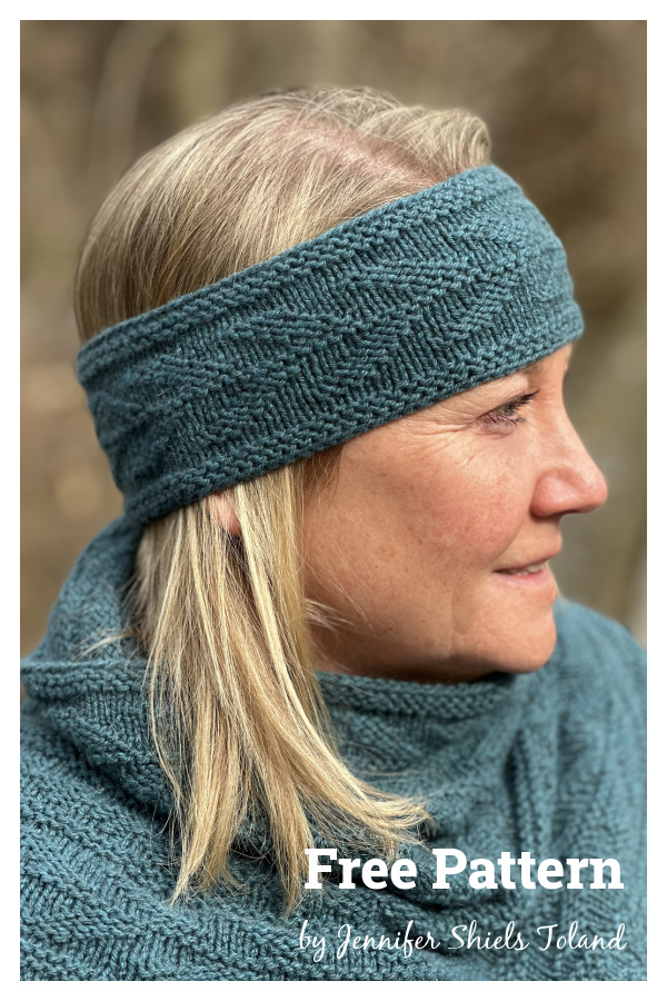 Seafield Headband Free Knitting Pattern