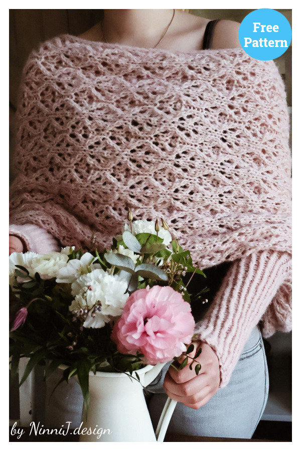 Willow Sweater Scarf Free Knitting Pattern