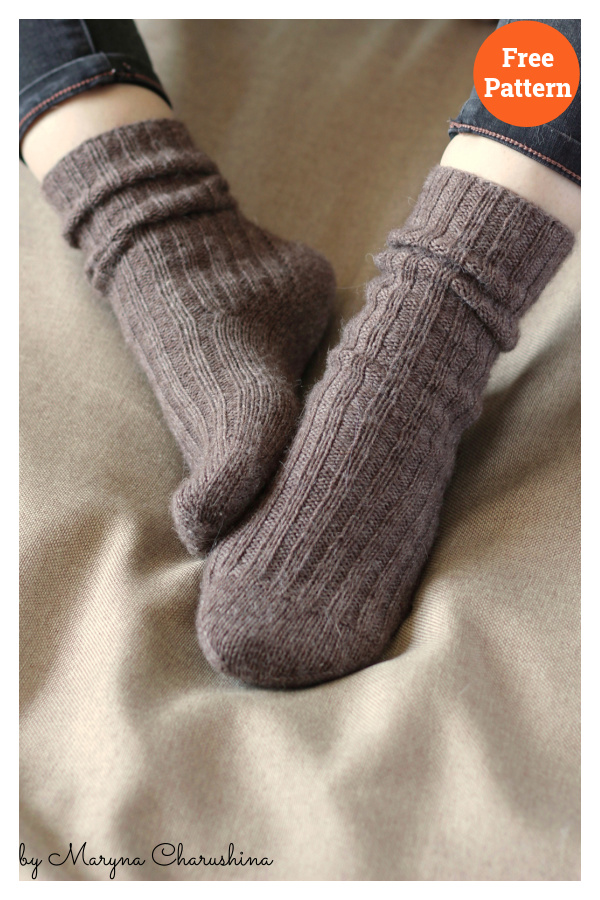 Base Socks Free Knitting Pattern