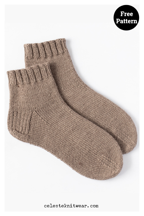 Basic socks Free Knitting Pattern 