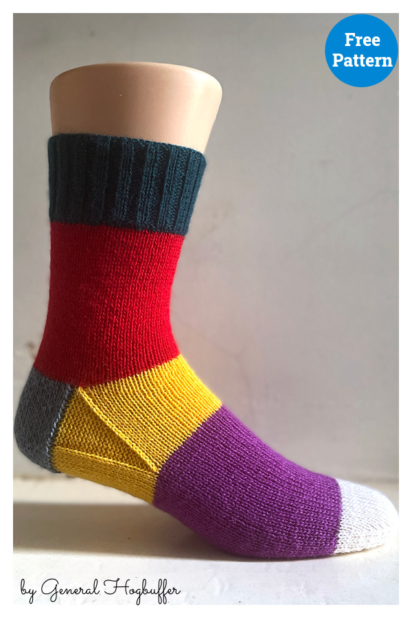 Sock Free Knitting Pattern