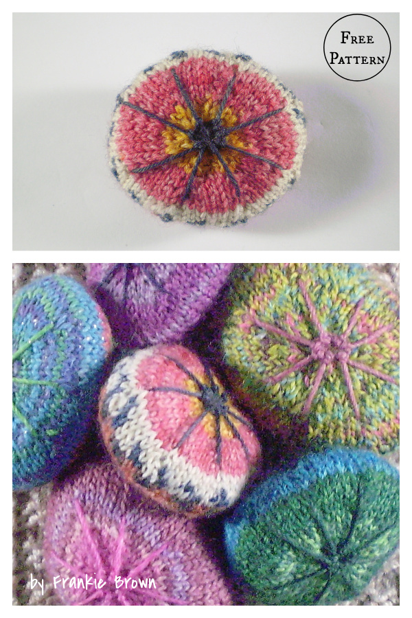 Mandala Stones Cover Paperweight Free Knitting Pattern