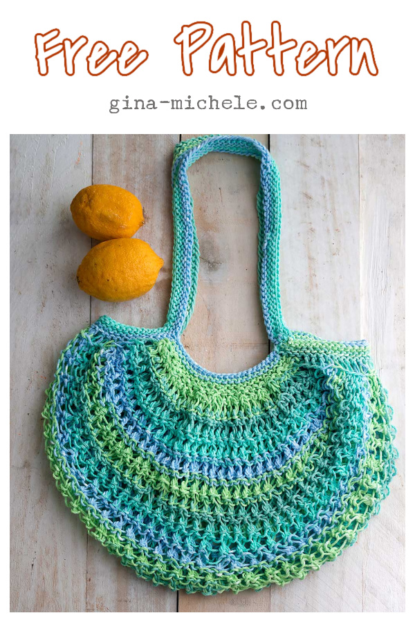 Market Bag Free Knitting Pattern