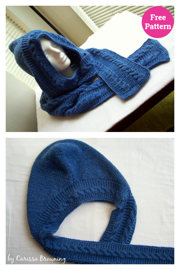 HeelHead Scarf Free Knitting Pattern