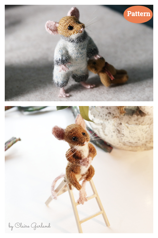 Mouse Doll Knitting Pattern