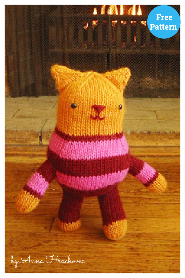 Kate Cat Free Knitting Pattern