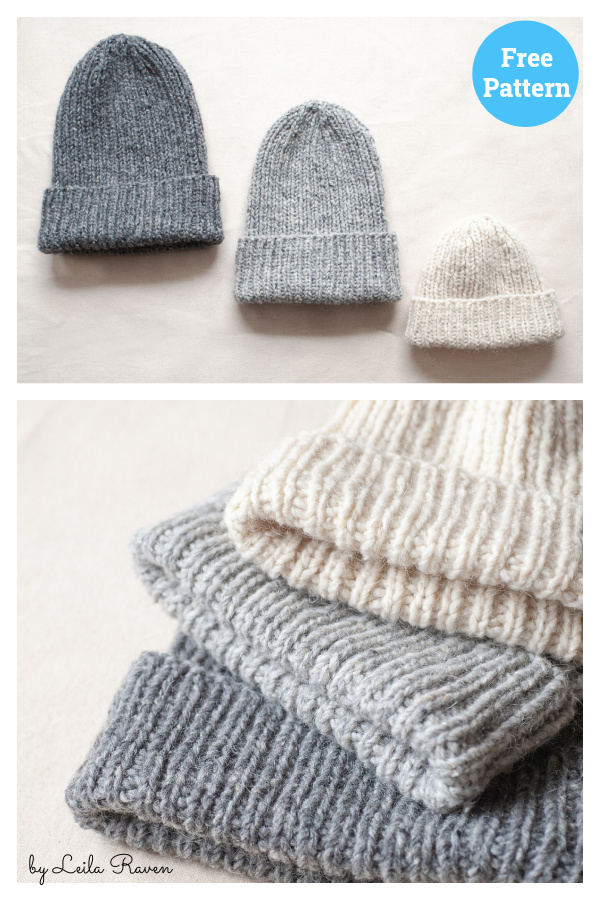 Parkside Hat Free Knitting Pattern