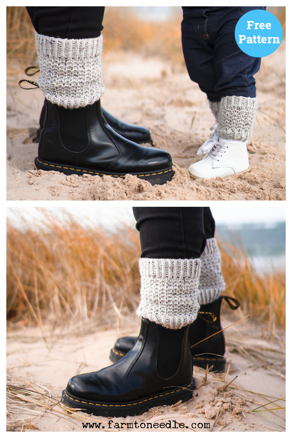 Ankle Cozies Free Knitting Pattern