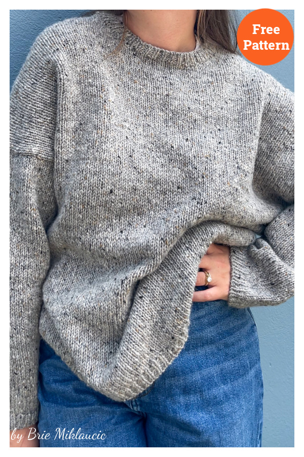 Everywear Sweater Free Knitting Pattern