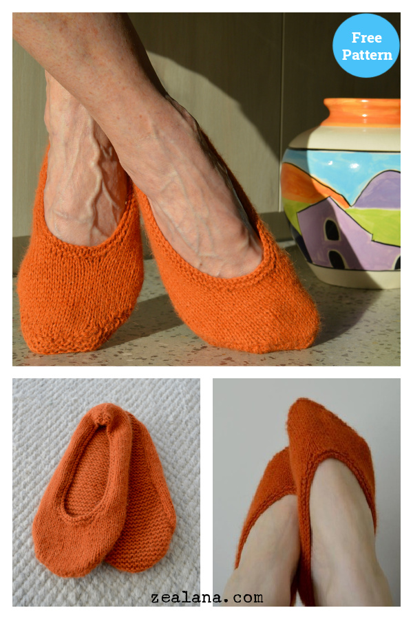 Spice Slippers Free Knitting Pattern 
