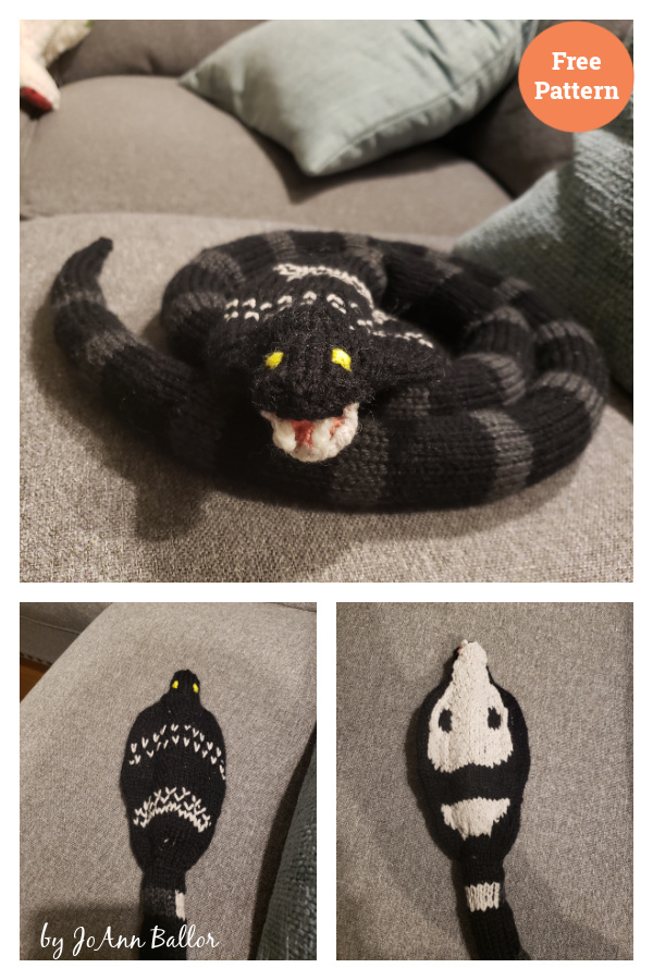King Cobra Free Knitting Pattern