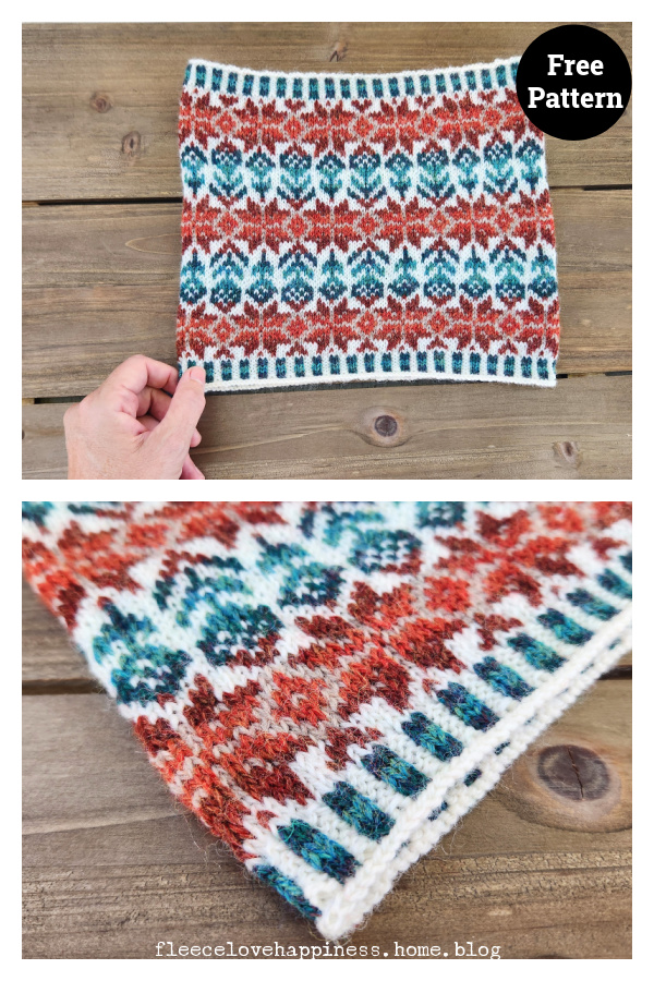 Bonney Lake Cowl Free Knitting Pattern