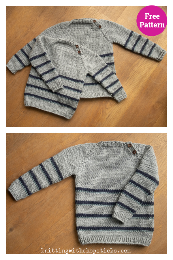 Edgar Kids Sweater Free Knitting Pattern