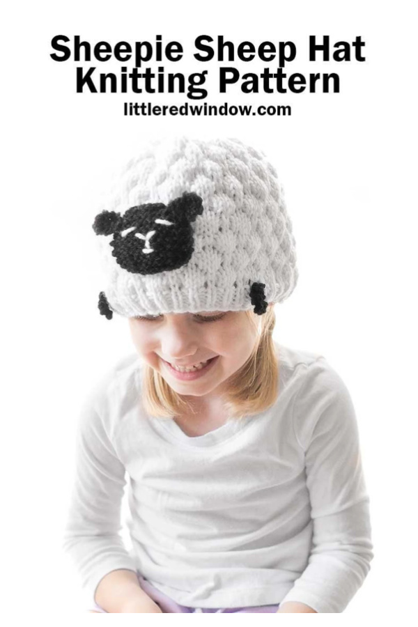 Sheepie Sheep Hat Knitting Pattern