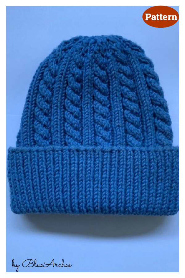 Cable Hat Knitting Pattern